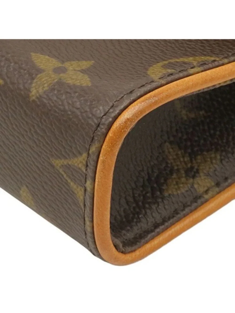 Louis Vuitton Waist Bag Pochette Florentine Monogram Canvas Gold
